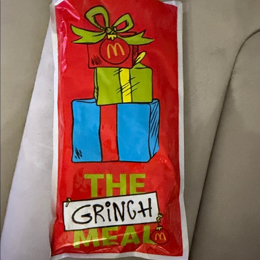 McDonald's Festive Grinch Gift Socks